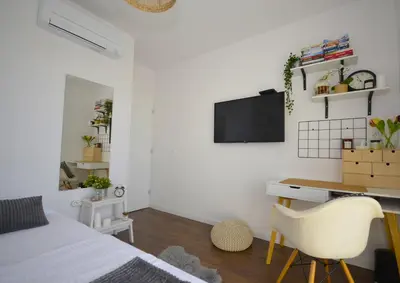 TV i/ili zabavni centar u objektu Apartman Barry