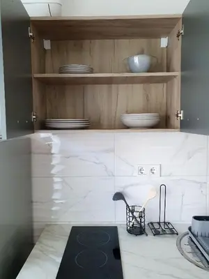 Kuhinja ili čajna kuhinja u objektu Apartments and Rooms Jengic