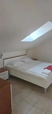 Krevet ili kreveti u jedinici u objektu Adriapartman