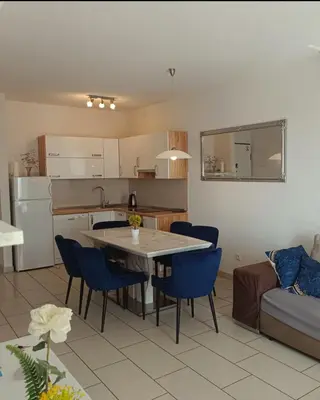 Kuhinja ili čajna kuhinja u objektu Blue Light Apartman