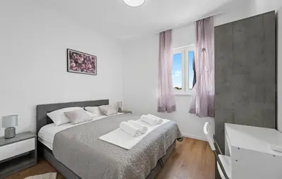 Krevet ili kreveti u jedinici u objektu Family friendly house with a swimming pool Vodice - 23021