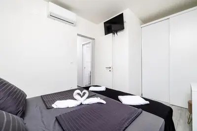 Krevet ili kreveti u jedinici u objektu Premium Holiday home VILA VIDA with Pool