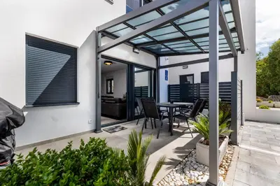 Balkon ili terasa u objektu Premium Holiday house VILA OAZA with Pool