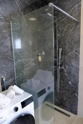 Kupaonica u objektu Premium Holiday house VILA OAZA with Pool