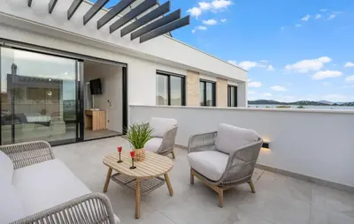 Balkon ili terasa u objektu Villa Lux1 Tribunj