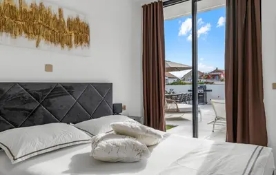 Krevet ili kreveti u jedinici u objektu Villa Lux1 Tribunj