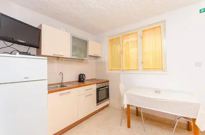 Kuhinja ili čajna kuhinja u objektu Apartment Seafront