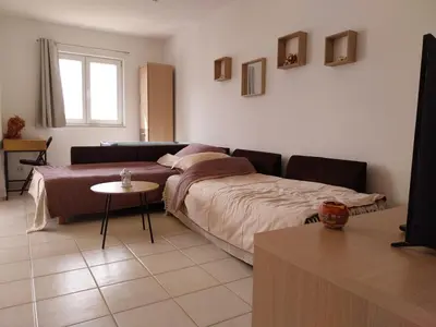 Krevet ili kreveti u jedinici u objektu Apartment KD3 Vodice