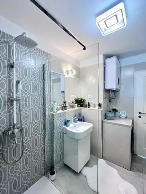 Kupaonica u objektu Sunny Apartment