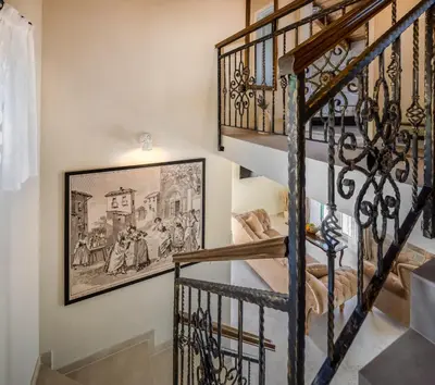 Tlocrt objekta Villa Cavalleria Rusticana with heated pool and vineyard