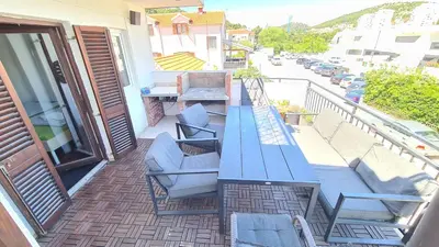 Balkon ili terasa u objektu Big apartmant with free parking