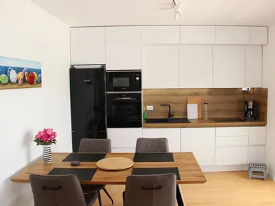 Kuhinja ili čajna kuhinja u objektu Appartement Tribunj S1