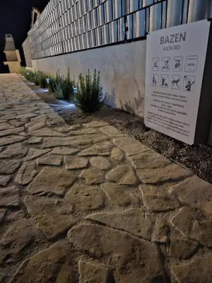 Tlocrt objekta Vila Brod