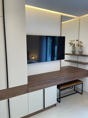 TV i/ili zabavni centar u objektu Primosten Sunhill Deluxe Apartment Lea