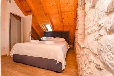 Krevet ili kreveti u jedinici u objektu Villa Grgo