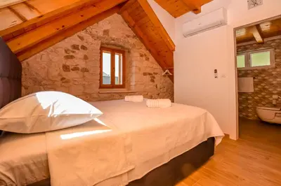 Krevet ili kreveti u jedinici u objektu Villa Grgo