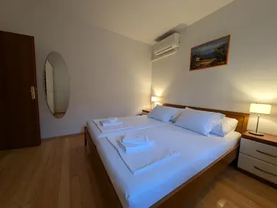 Krevet ili kreveti u jedinici u objektu APARTMAN 2 Istočna Gomilica