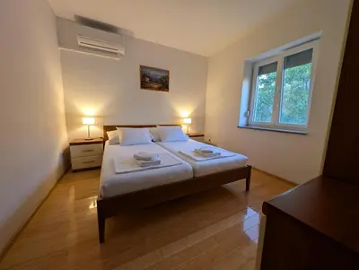 Krevet ili kreveti u jedinici u objektu APARTMAN 2 Istočna Gomilica