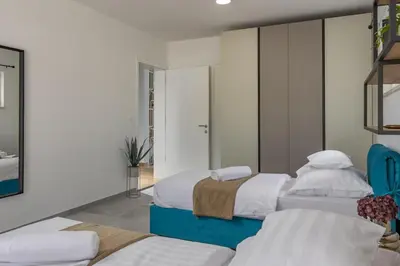 Krevet ili kreveti u jedinici u objektu Villa Beluna Vodice