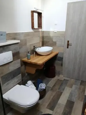 Kupaonica u objektu Rooms Agro B&B Linda