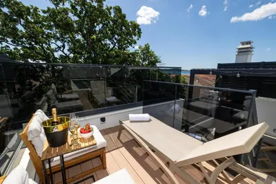Balkon ili terasa u objektu Villa TRIA QUERCUS