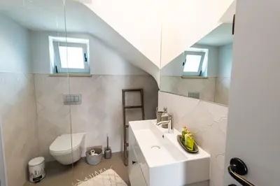 Kupaonica u objektu Apartments Stone house