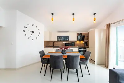 Kuhinja ili čajna kuhinja u objektu Sea View Apartment Betina, Murter