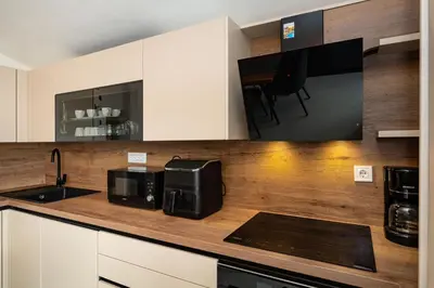 Kuhinja ili čajna kuhinja u objektu Sea View Apartment Betina, Murter
