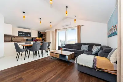 Kuhinja ili čajna kuhinja u objektu Sea View Apartment Betina, Murter