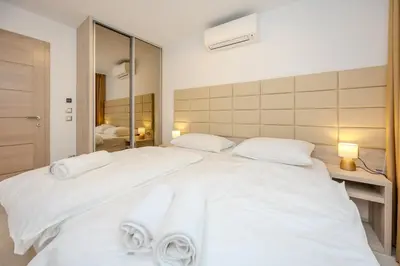 Krevet ili kreveti u jedinici u objektu Villa Aqua Residence