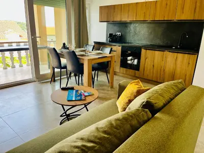 Kuhinja ili čajna kuhinja u objektu Apartments MIRNO MORE, Rogoznica