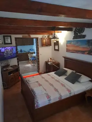 Krevet ili kreveti u jedinici u objektu Family friendly house with a swimming pool Dazlina, Sibenik - 23303