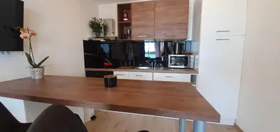Kuhinja ili čajna kuhinja u objektu Beachfront Bliss - Vortex2VB