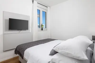 Krevet ili kreveti u jedinici u objektu Luxury apartment Mon Soleil 2