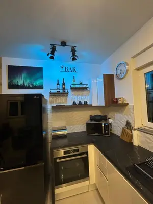 Kuhinja ili čajna kuhinja u objektu Drieva Deluxe Apartment