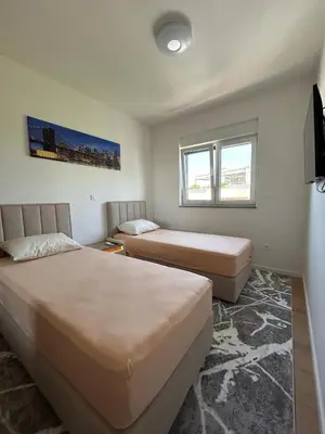 Krevet ili kreveti u jedinici u objektu Drieva Deluxe Apartment