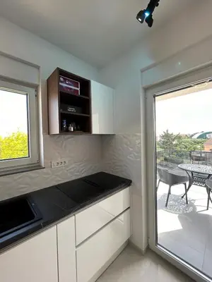 Kuhinja ili čajna kuhinja u objektu Drieva Deluxe Apartment
