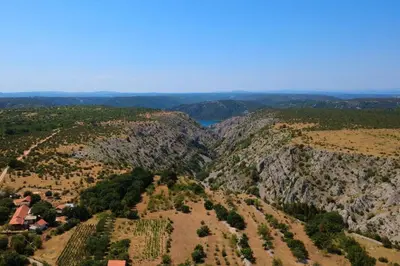 Tlocrt objekta Apartments with parking spaces Konjevrate, Krka - 23231