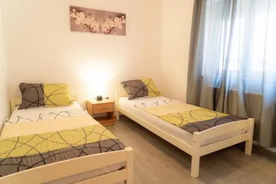 Krevet ili kreveti u jedinici u objektu Apartments Zubcic
