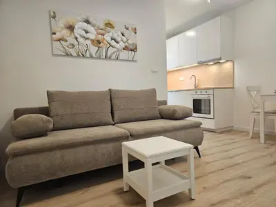 Kuhinja ili čajna kuhinja u objektu Apartments Miamare 2