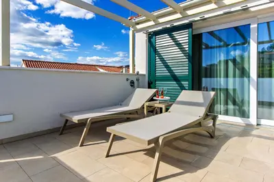 Balkon ili terasa u objektu Three Olives