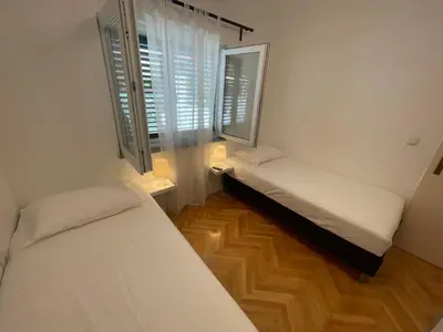 Krevet ili kreveti u jedinici u objektu Bougainvillea Sea view apartment