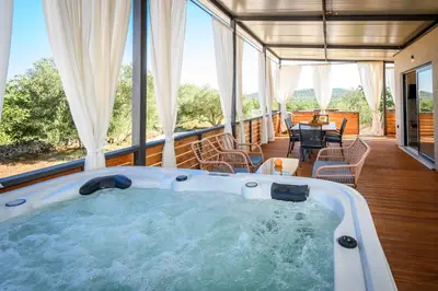 Tlocrt objekta Luxury and Cosy Little House Ivinj 1