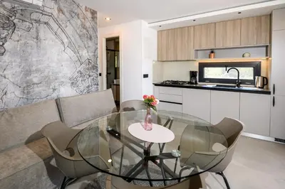 Kuhinja ili čajna kuhinja u objektu Luxury and Cosy Little House Ivinj 2