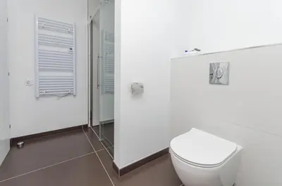 Kupaonica u objektu Apartment Oldtown with parking