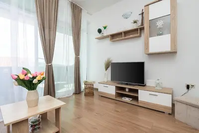 TV i/ili zabavni centar u objektu Apartment Biser mora