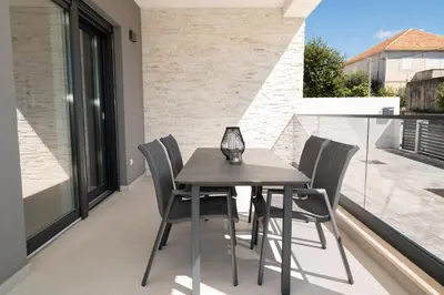 Balkon ili terasa u objektu Apartmani Villa Maestral Vodice