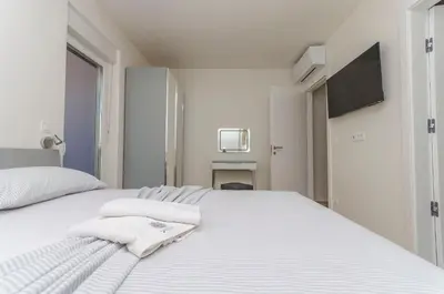 Krevet ili kreveti u jedinici u objektu Apartments Adriatic