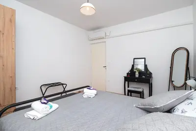 Krevet ili kreveti u jedinici u objektu House Mirna