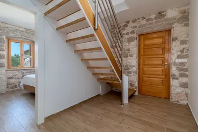Tlocrt objekta Stone house Grgo with heated swimming pool and spa